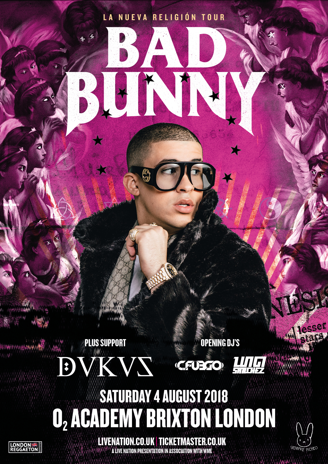 Bad bunny best sale gucci glasses